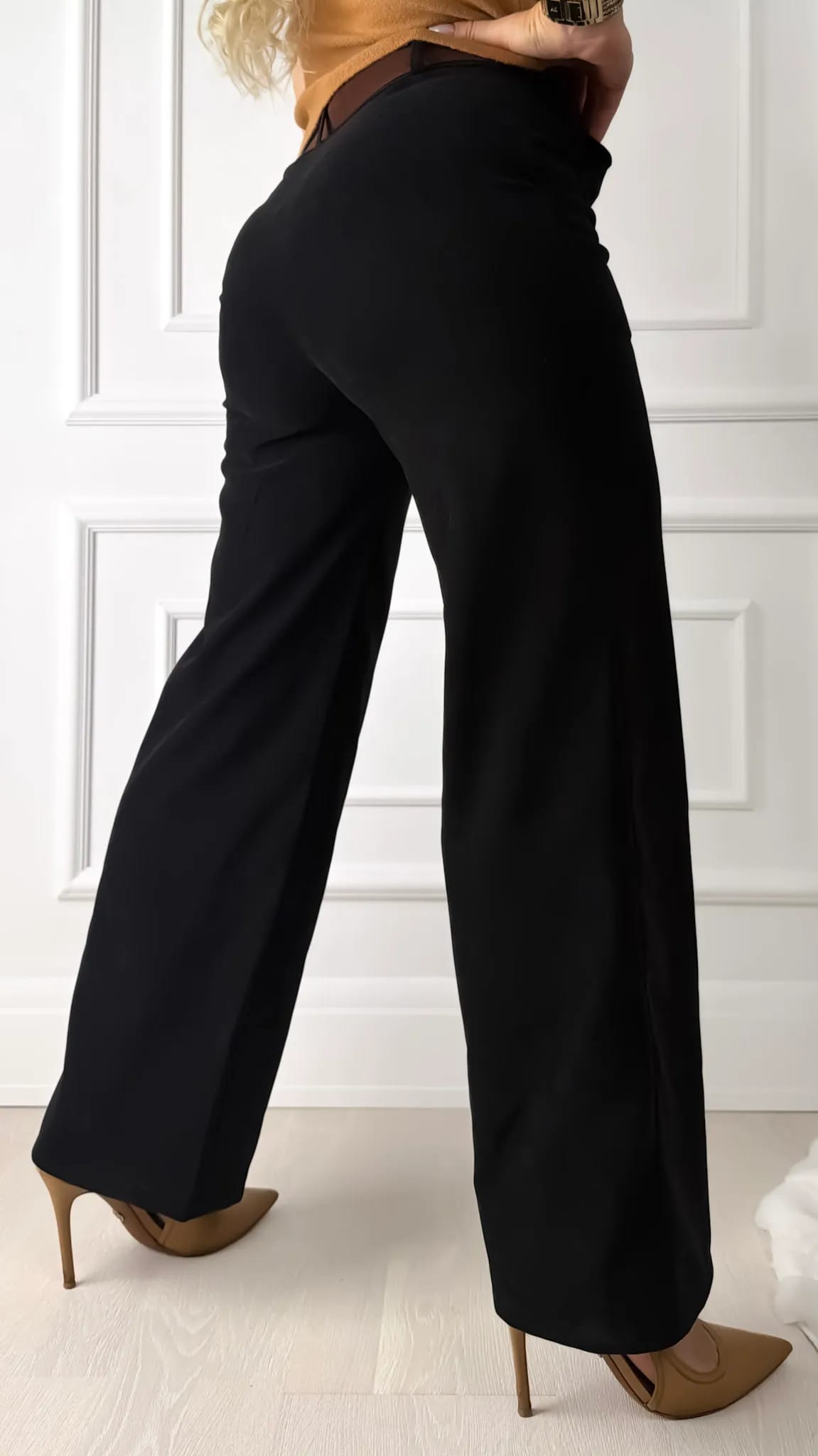 Samta palazzo pants with belt
