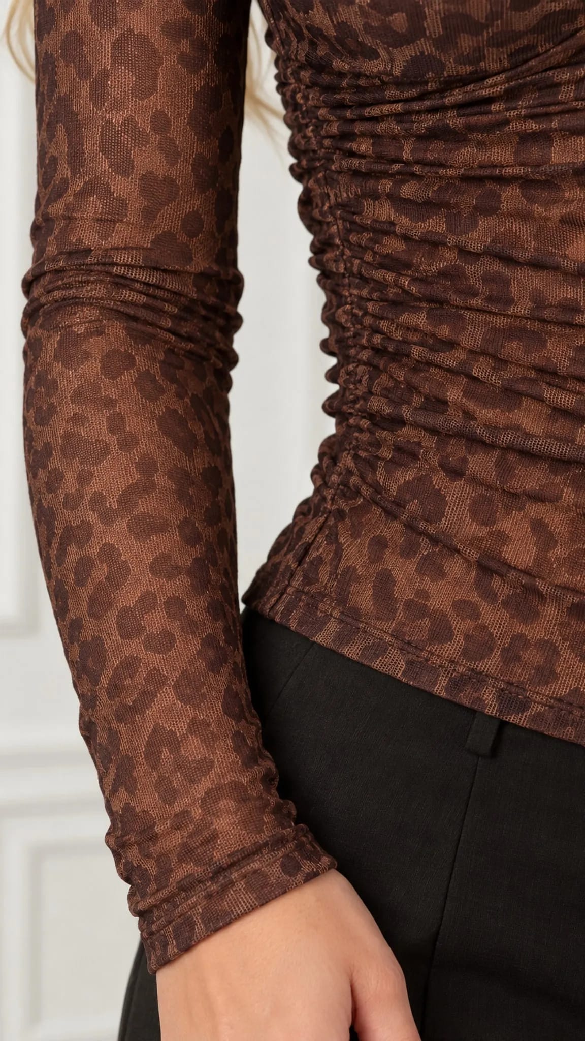 Savanna Leopard Top
