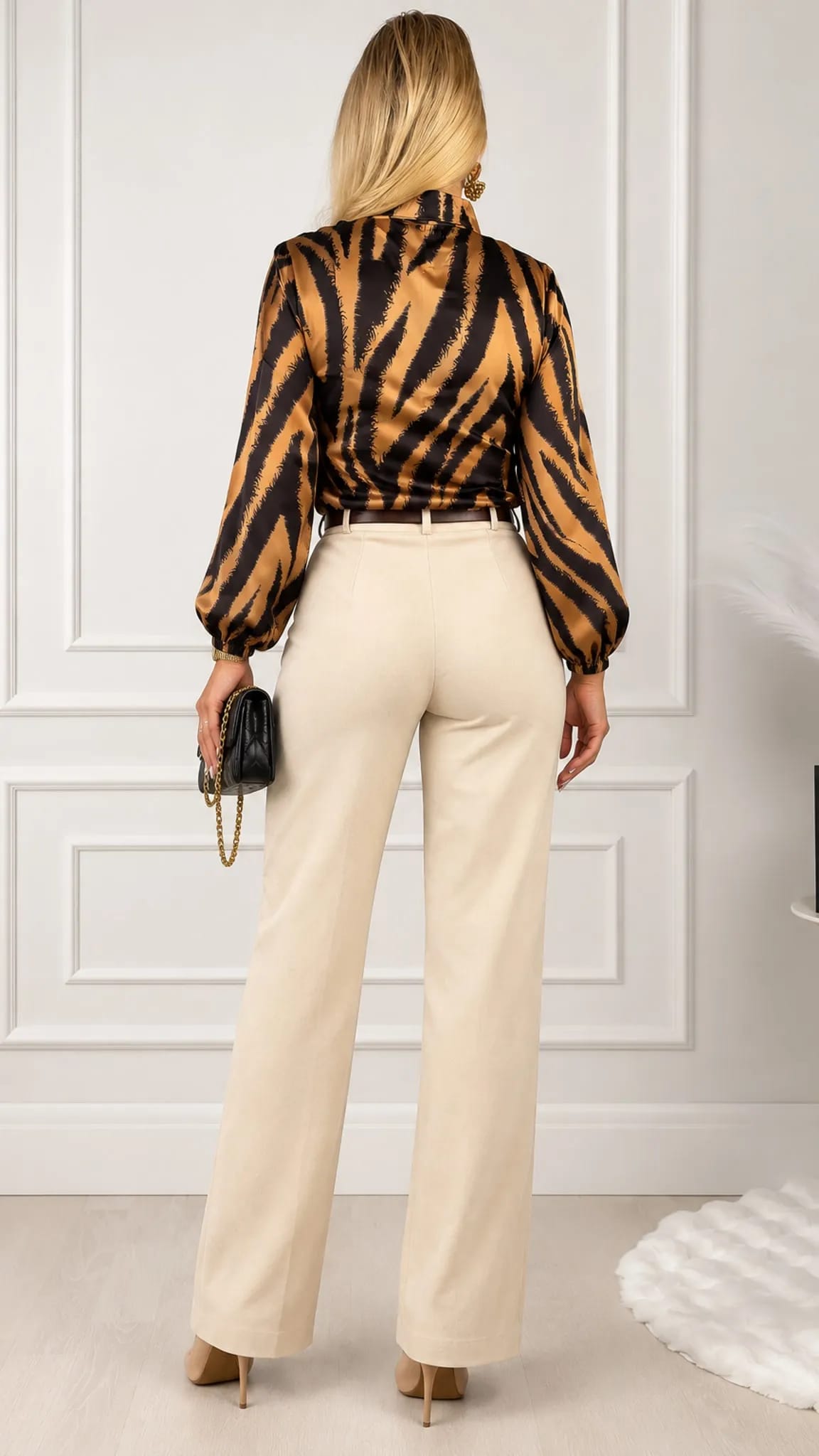 Elegant satin blouse