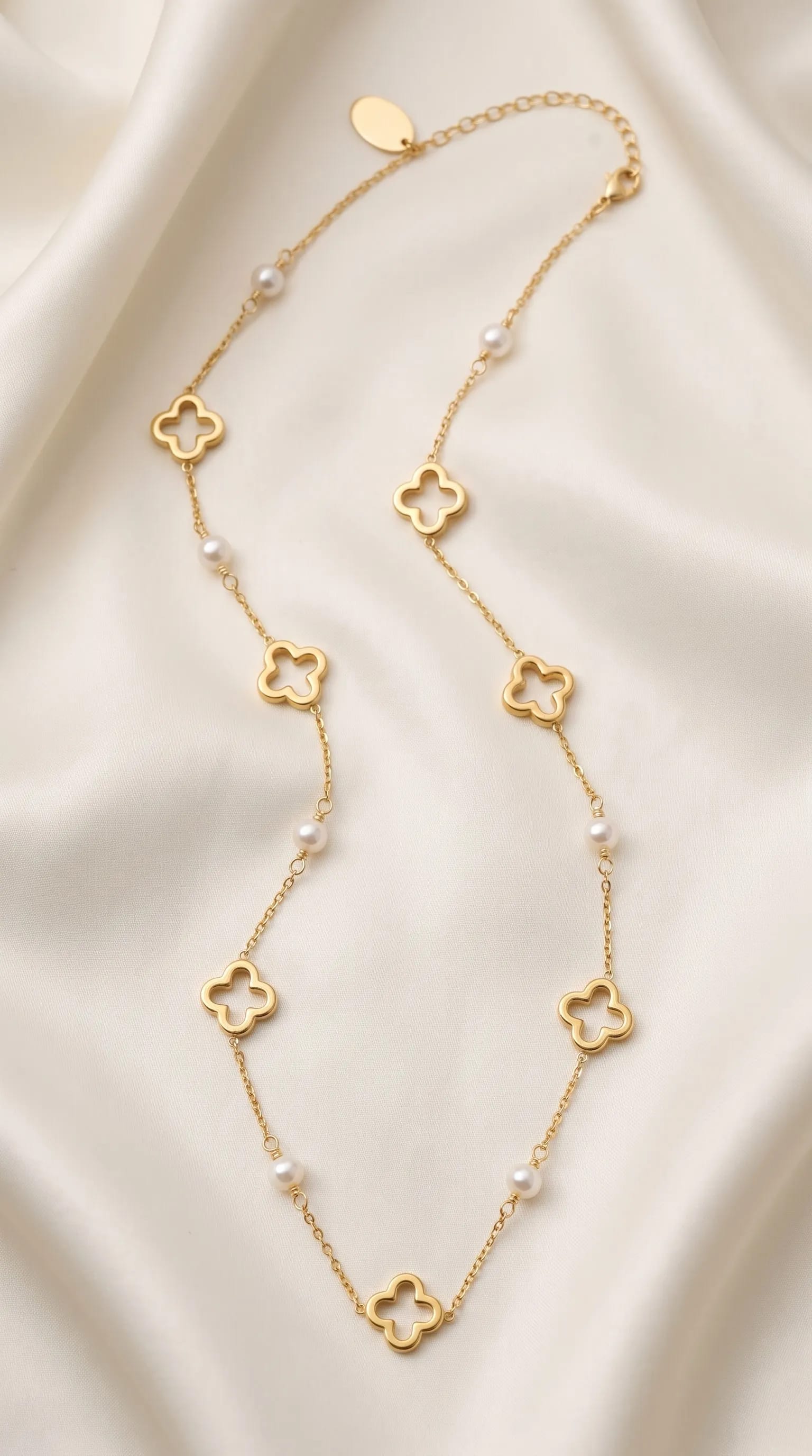 Cloversi — pearl jewelry set