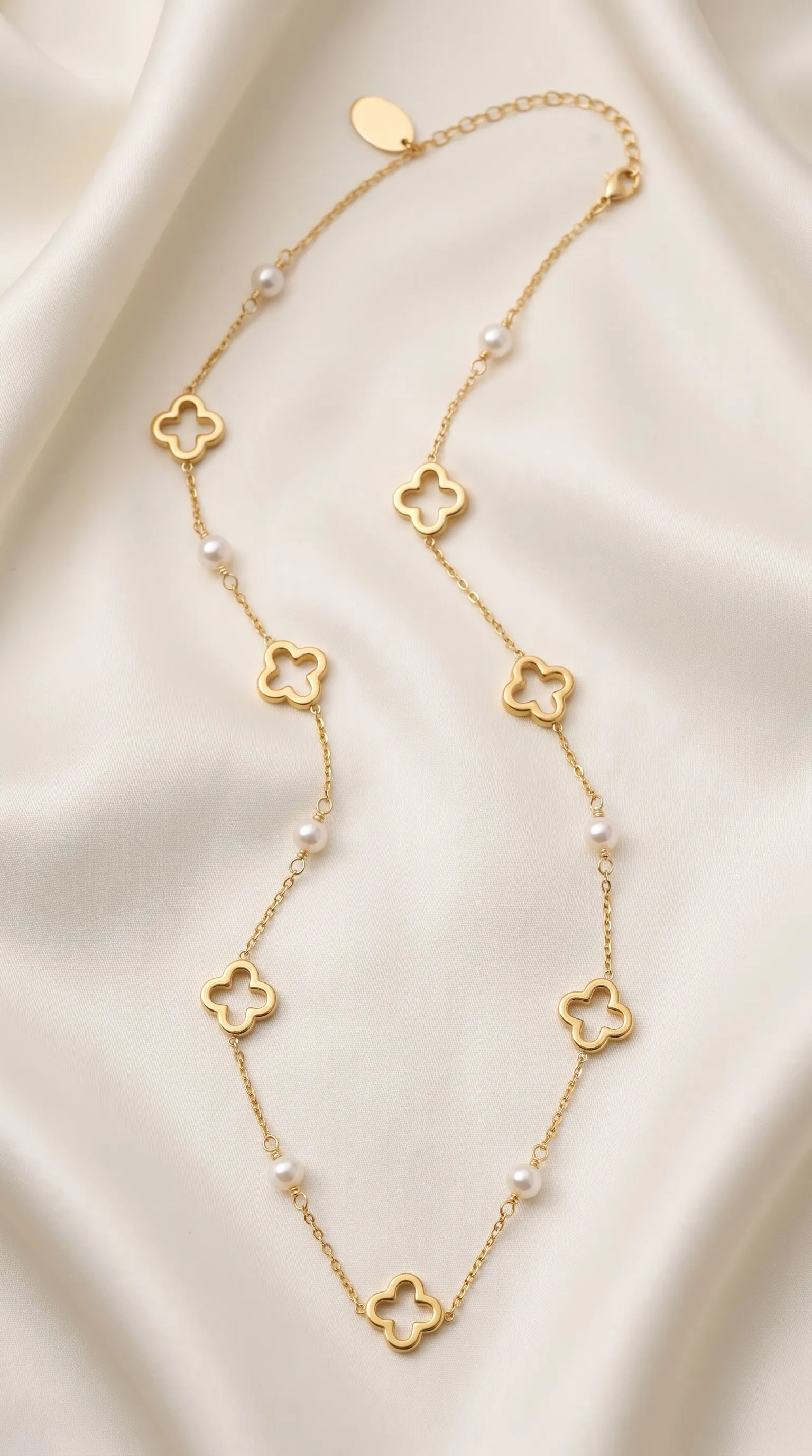 Cloversi — pearl jewelry set